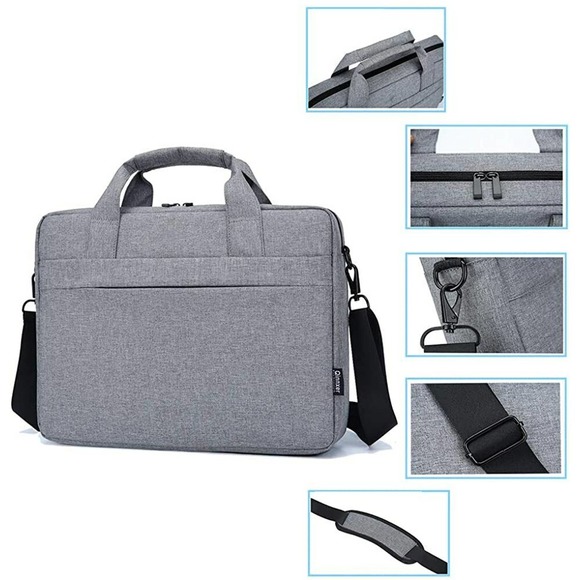 Shoulder Handbags Messenger Bag Laptop Case Fit 15.6inch Laptop Men/Women - Picture 5 of 6